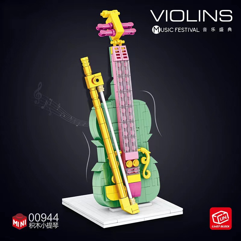 LEQIAZHIXING Đồ Chơi Lắp Ráp Đàn Piano Mini Cho Bé