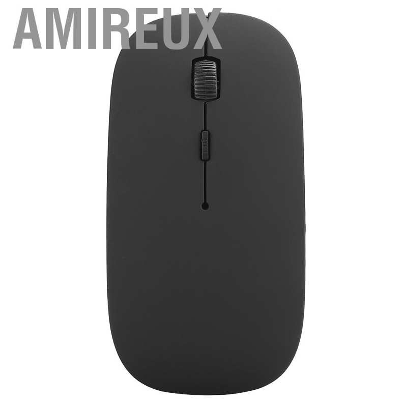 Amireux Wireless Keyboard Mouse Set Combo Black USB Receiver for Laptop Desktop Computer