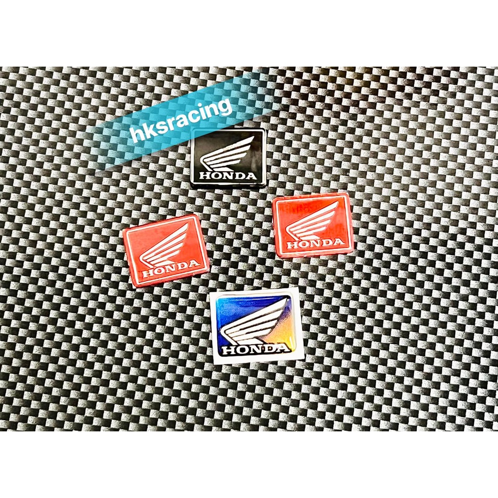 LOGO NỔI CỨNG CÁNH CHIM HONDA DÁN XE, BIỂN SỐ,...