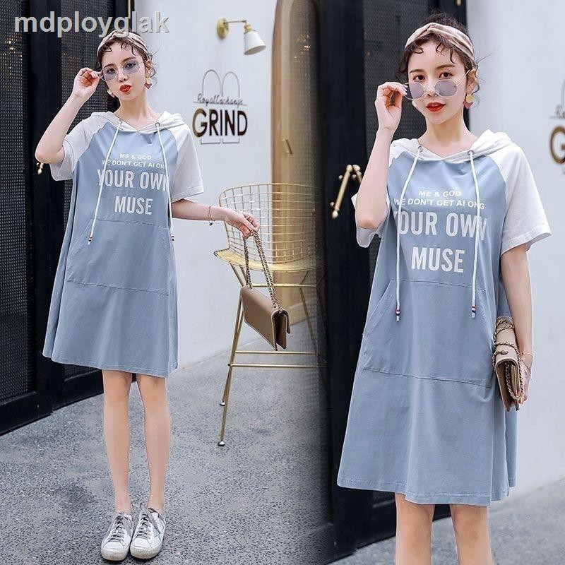 Maternity summer dress, trendy thin section, hooded sweater, skirt, net red, western-style suit, out fashion style < | BigBuy360 - bigbuy360.vn