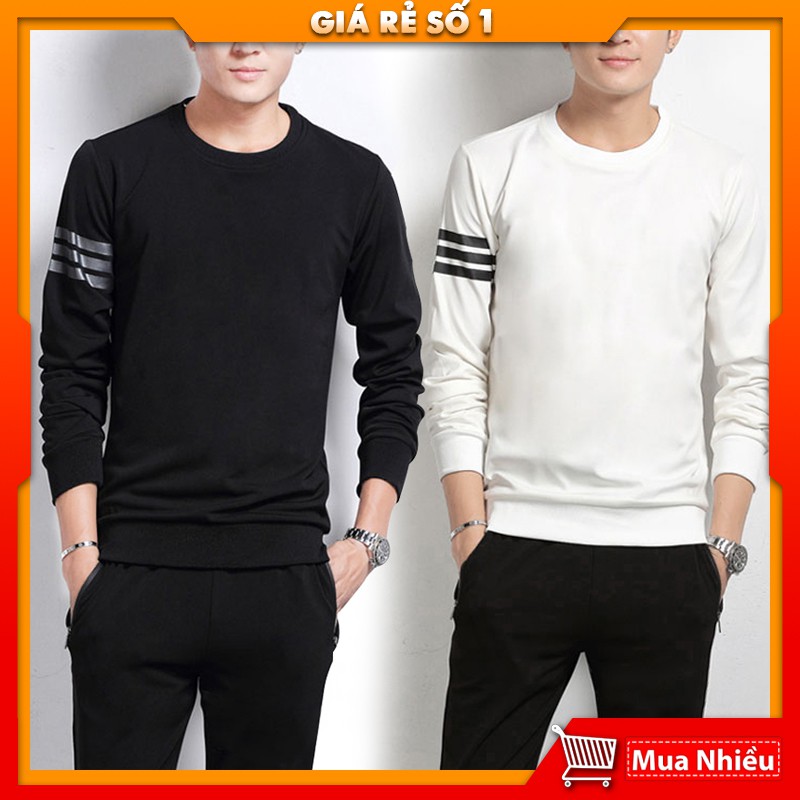 Áo len nam vải nỉ dài tay mùa thu đông TINOFUN Áo thun nam cổ tròn giữ ấm mềm mịn mã "KP-X" co giãn đẹp Cao Cấp