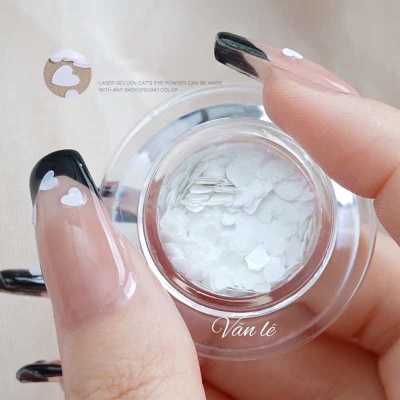 Phụ kiện nhũ trang trí móng tay nail siêu mới hot lẻ hũ