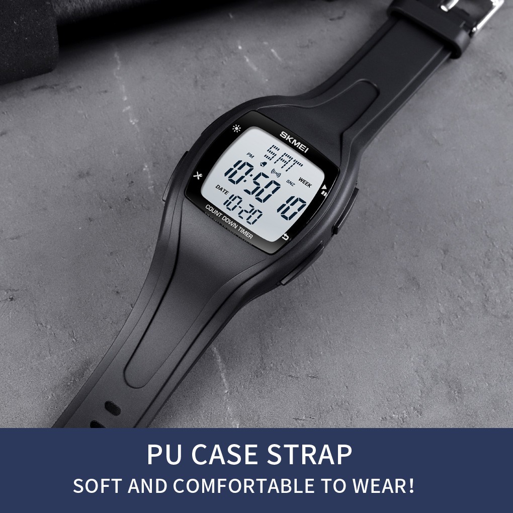 Đồng Hồ Thể Thao Điện Tử Hiển Thị Led SKMEI 1610 Chống Thấm Nước 50M