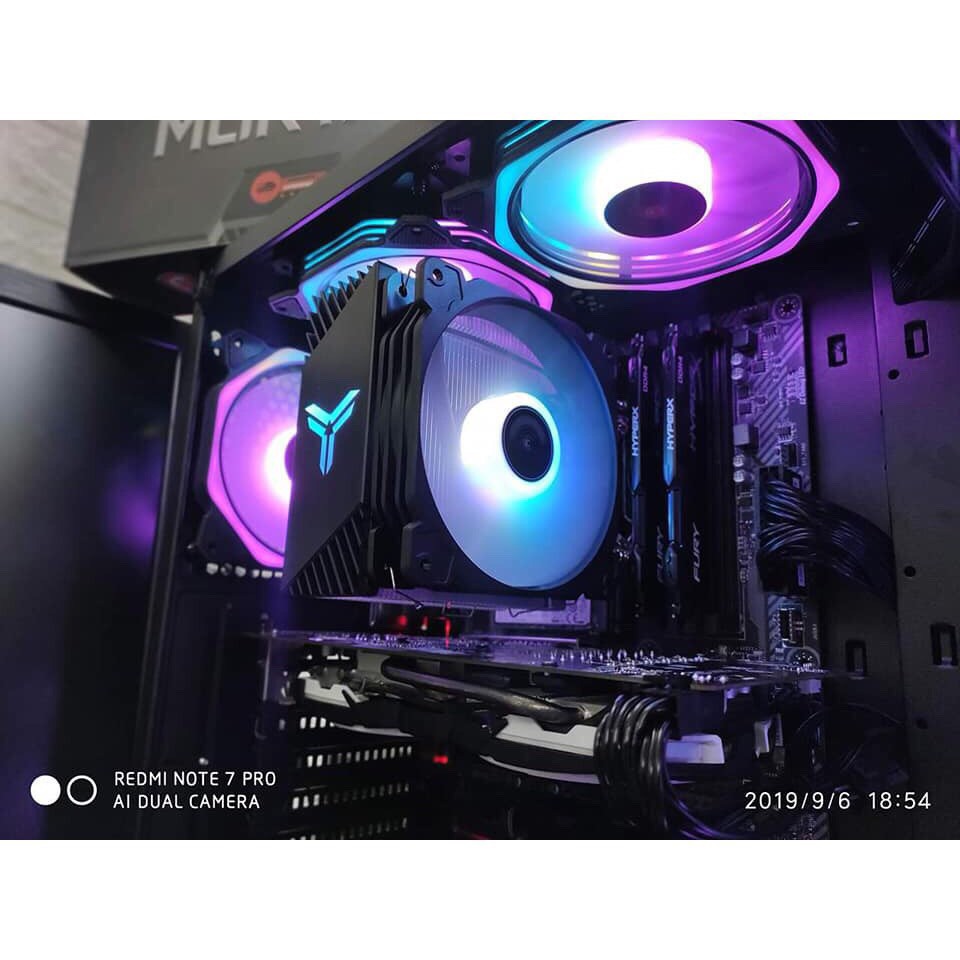 [Mã ELFLASH5 giảm 20K đơn 50K] Tản nhiệt khí CPU Jonsbo CR-1000 RGB Màu đen