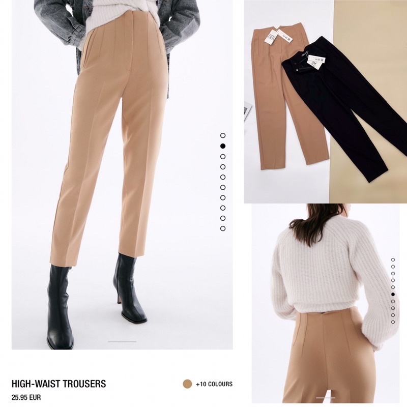 Quần tây đen,kem ống đứng nữ ZR-hàng xuất