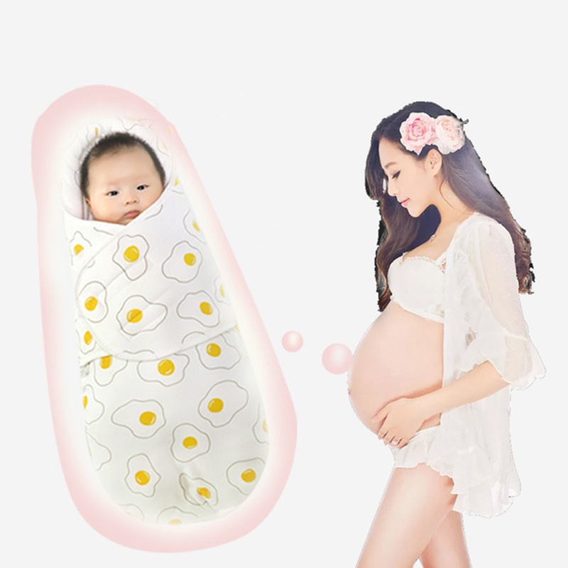 Chăn Quấn Em Bé Chất Liệu Cotton Mềm Mại Ấm Áp