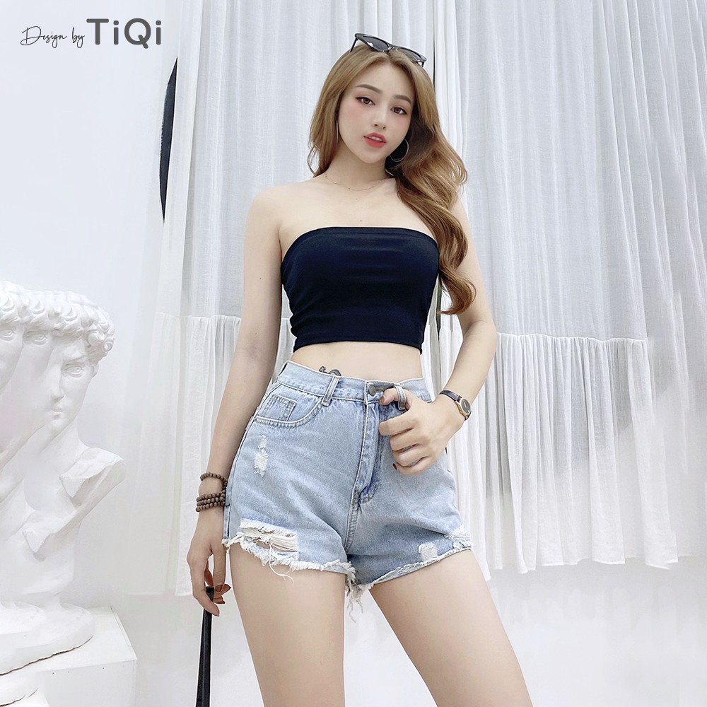 Quần Short Jean Nữ lưng cao TiQi Jeans S1-476 | BigBuy360 - bigbuy360.vn