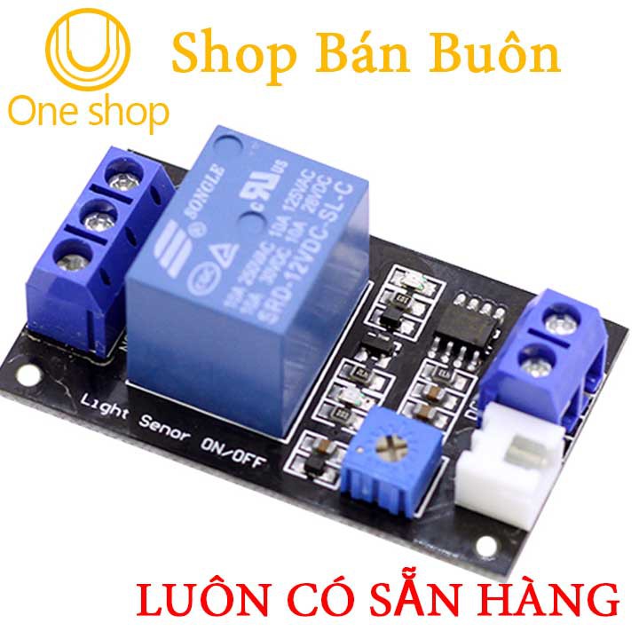 Module Điều Khiển Đóng Cắt Relay Bằng Cảm Biến Ánh Sáng V1