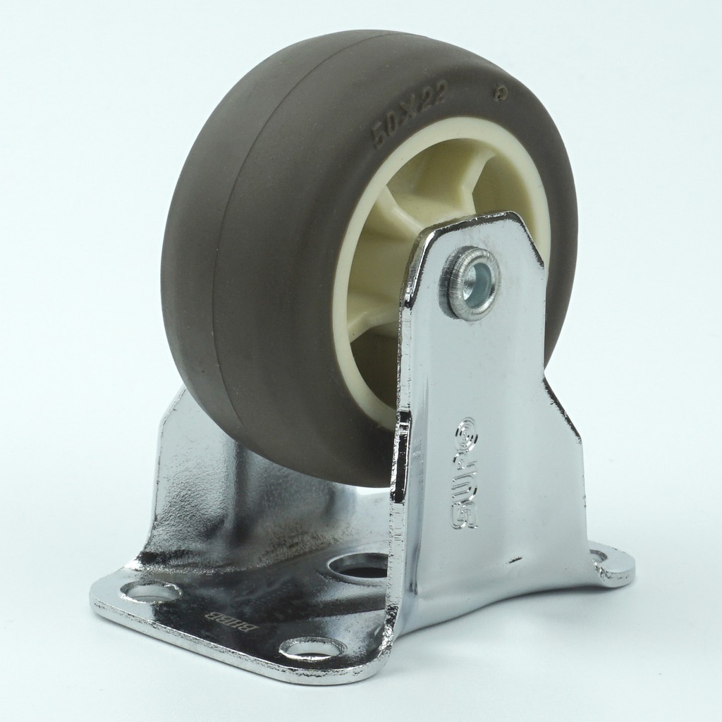Bánh xe cao su Ø50 lốp mềm dùng cho đồ nội thất