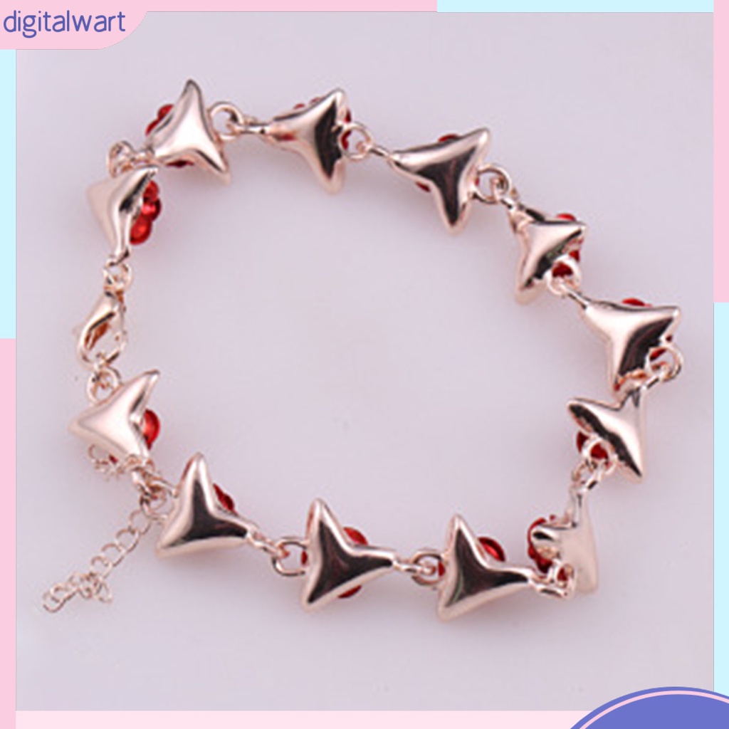 DGW_ Decorative Bracelets Delicate Valentine Hand Chain Durable for Gifts