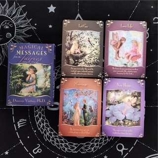 Bộ Bài Phép Thuật Tạo Hình Nhân Vật Hoạt Hình The Fairies Oracle