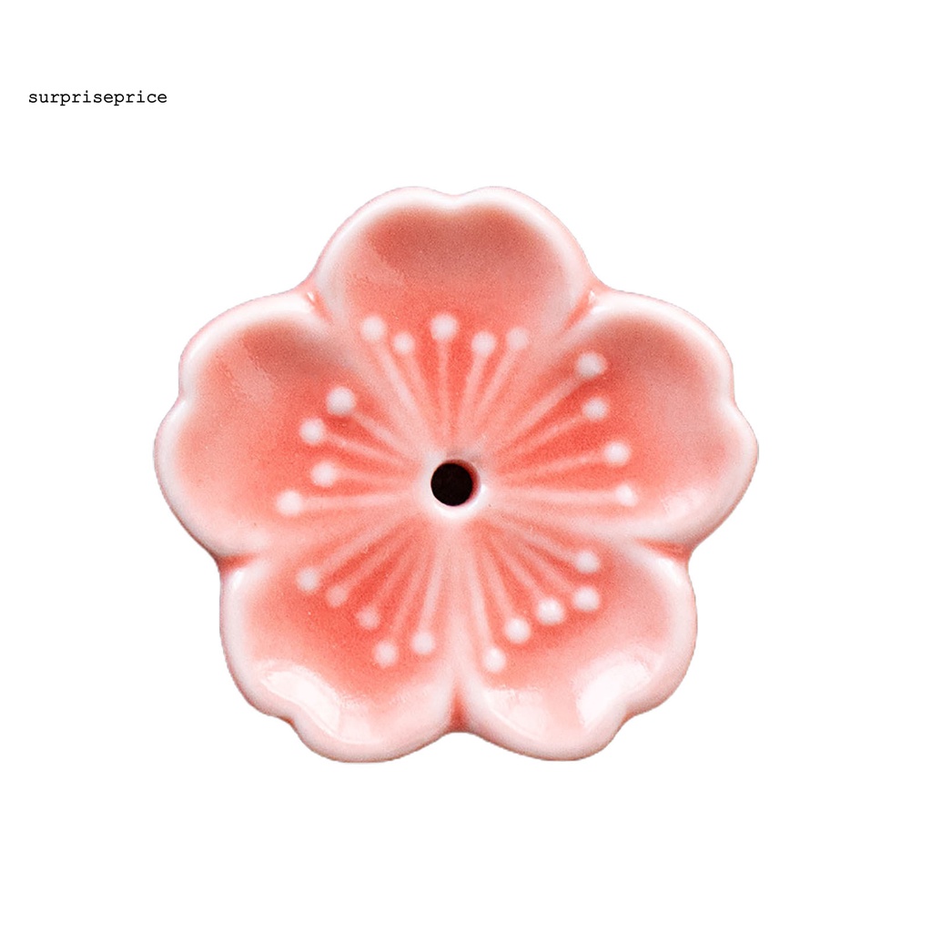 Giá đỡ trầm hương hình nón hoa anh đào nhiều màu sắc