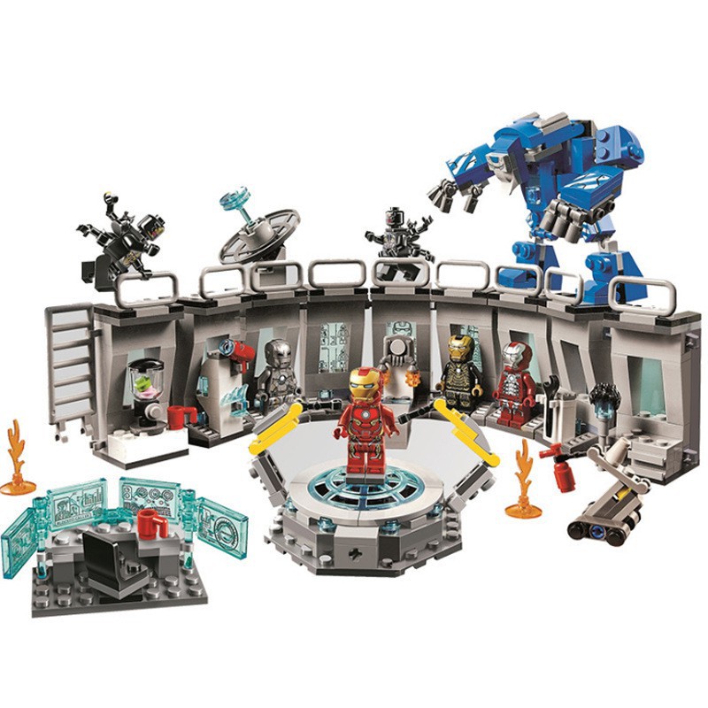 Lego - Siêu anh hùng Avengers SX4017/11260 : Phòng Chứa Giáp Của Người sắt Iron Man 608 mảnh