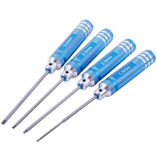 Set 4 tua vít lục giác 1.5 / 2.0 / 2.5 / 3.0mm cho máy bay điều khiển từ xa