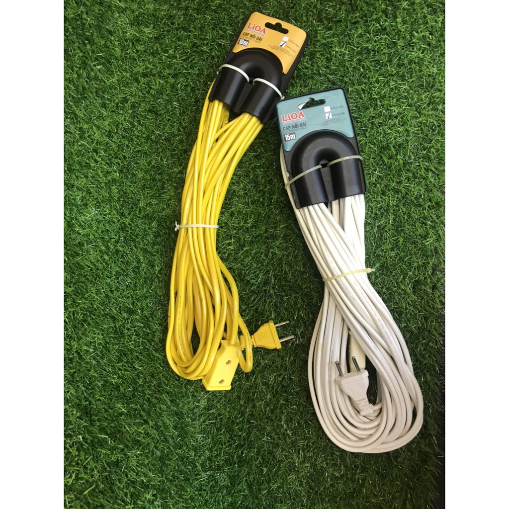 Dây cáp điện nối dài dây loại 5mét/10 mét/15 mét LiOA[Hàng chính hãng