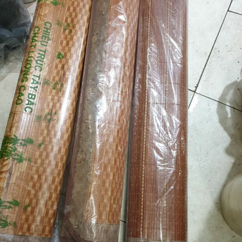 Chiếu Tăm Tre Vân Gỗ Sinh Viên rộng 80cm dài 190m