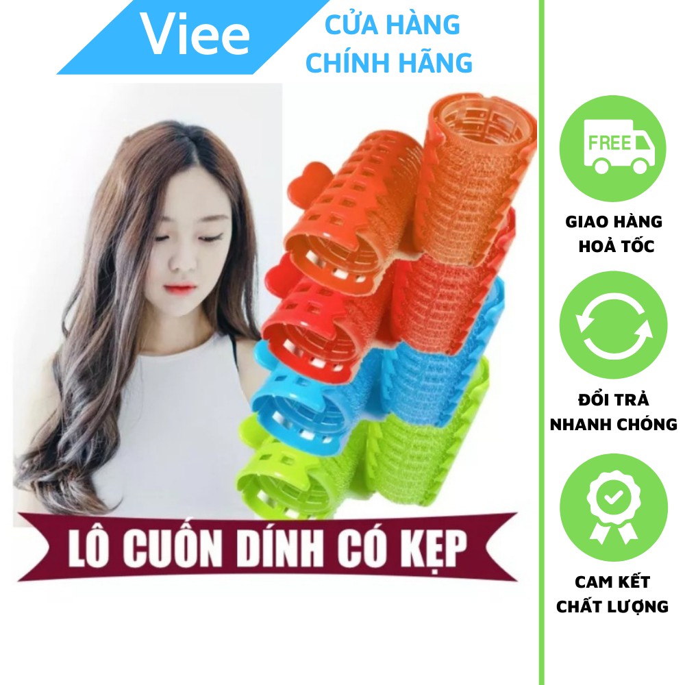 Lô cuốn tóc cán kẹp mái bay Hàn Quốc