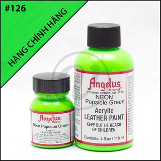 [CHÍNH HÃNG - KHÔNG CHIẾT] Popsicle Green 126 - Màu ANGELUS Leather Paint Neon vẽ da, vải, custom giày