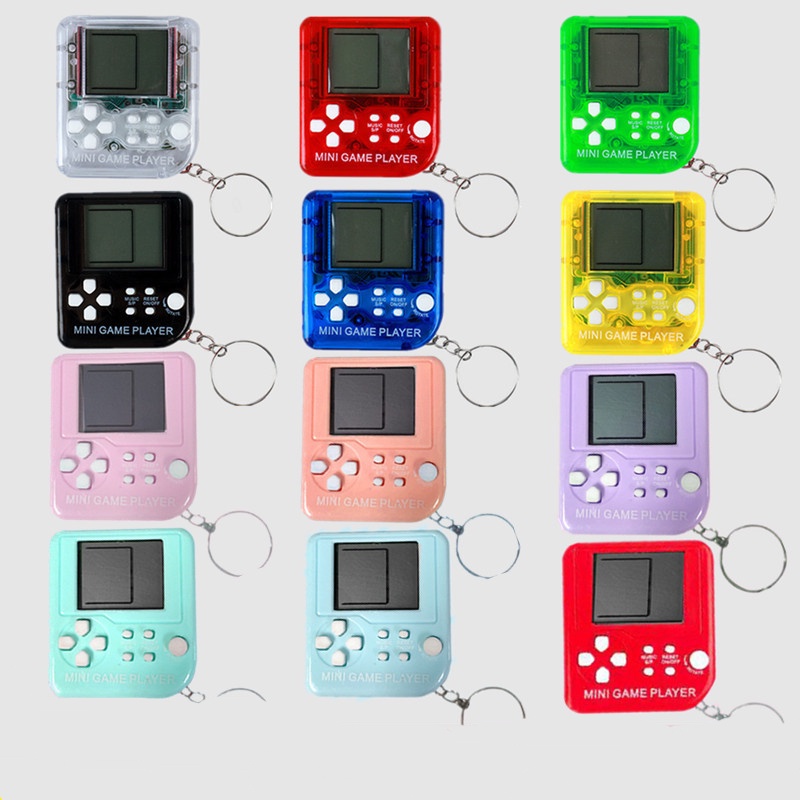 Máy Chơi Game Cầm Tay Mini Hình Máy Chơi Game Tetris Cầm Tay Có Móc Khóa Sáng Tạo