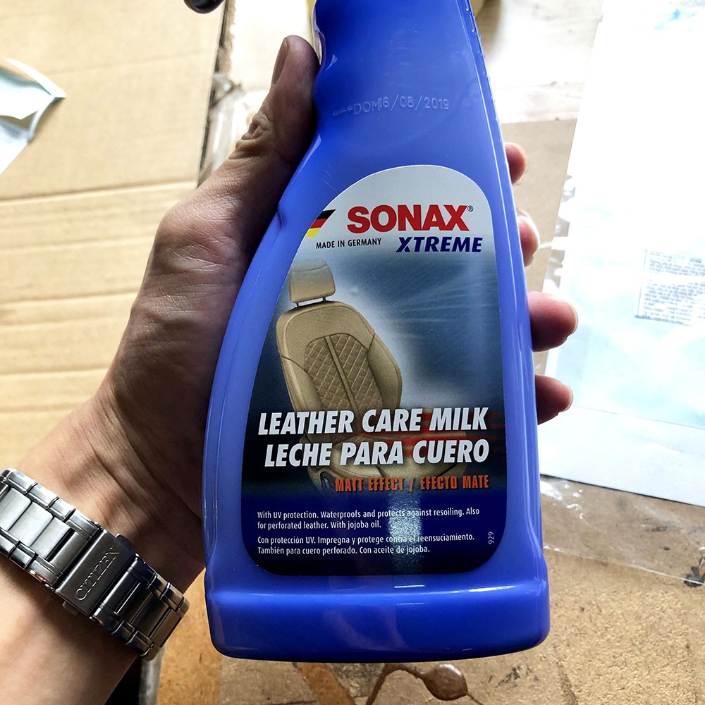 Dung Dịch Bảo Vệ Da Xe Ô Tô Sonax Leather Care Milk 500ml