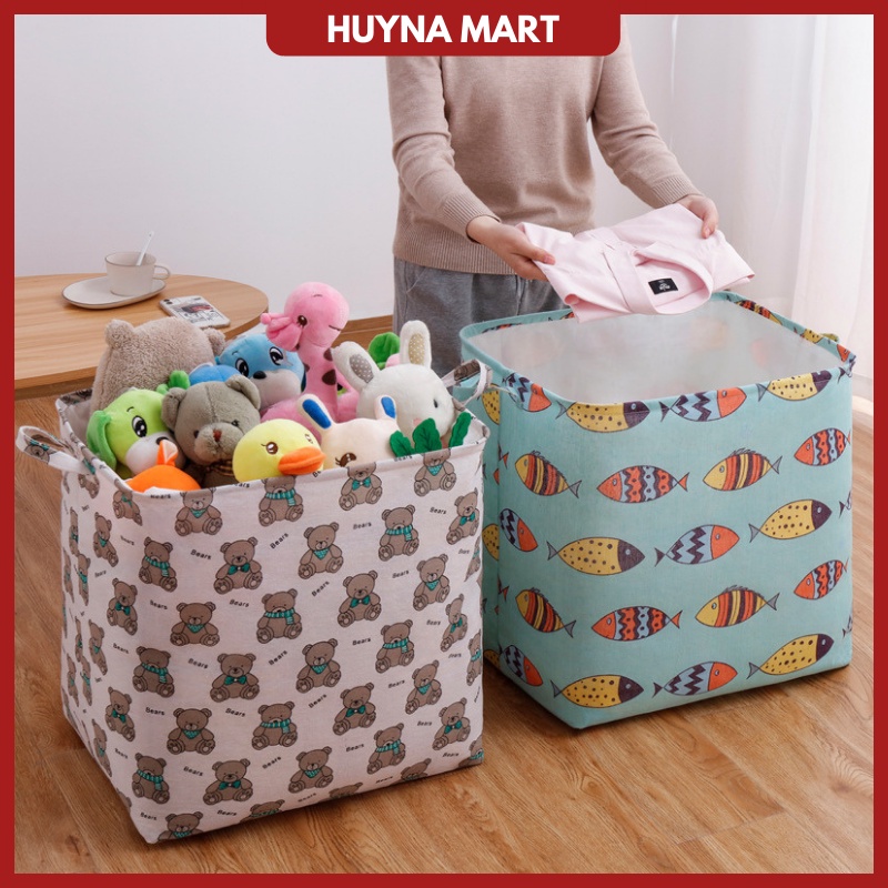 Túi vải đựng quần áo cỡ lớn 100L, miệng túi dây rút, vải không dệt, gấp gọn tiện lợi TD03 (Loại rẻ)
