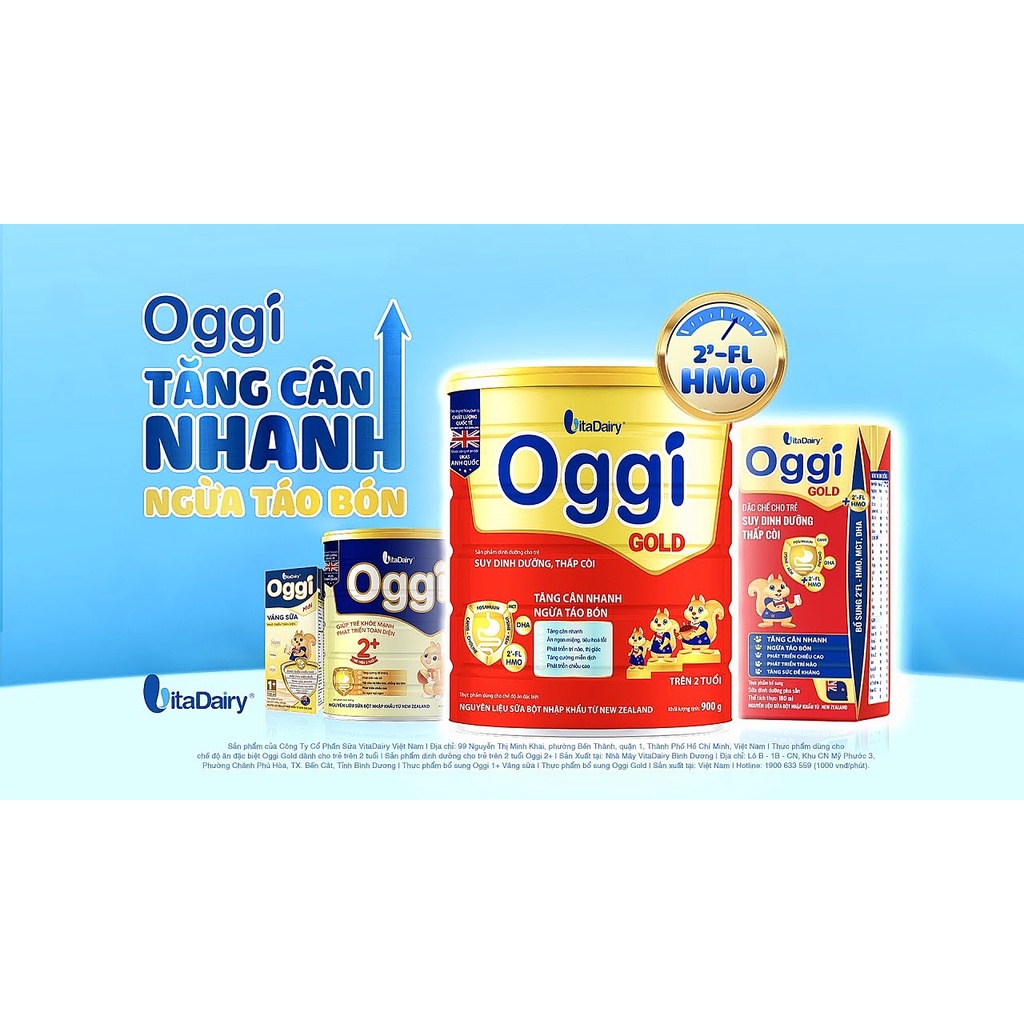 Combo siêu rẻ  Sữa bột OGGI Oggi Gold suy dinh dưỡng