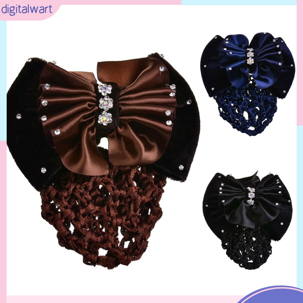 Kẹp Tóc Nơ Đính Đá Thời Trang Cho Nữ