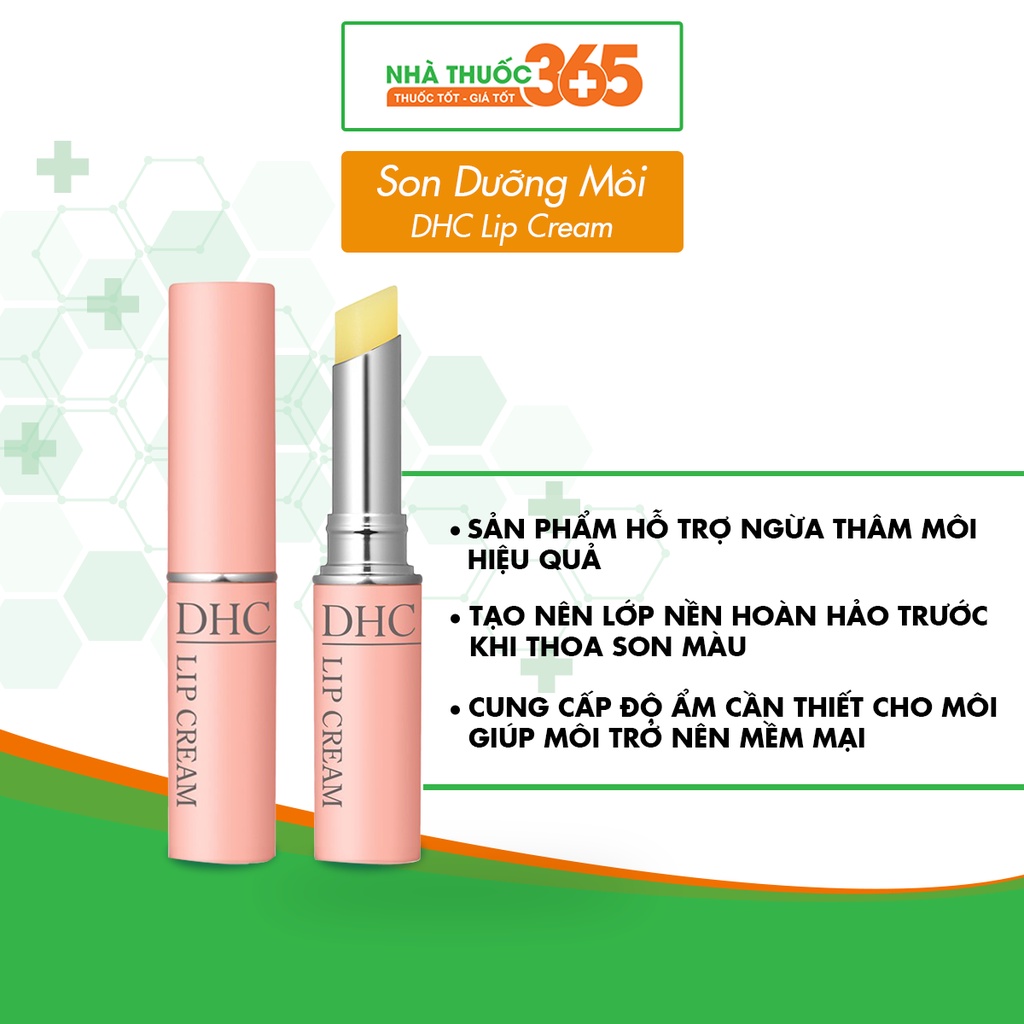 Son Dưỡng Môi DHC Lip Cream Chứa Tinh Chất Dầu Oliu Chăm Sóc Đôi Môi Mềm Mịn 1,5g