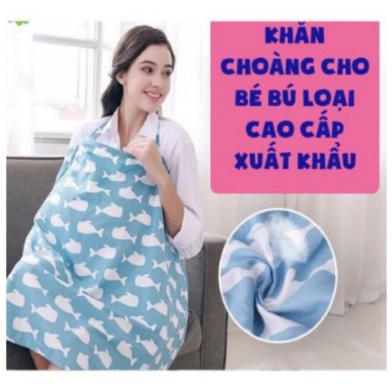 [Phụ kiện cho bé] Áo choàng đi đường cho bé, Khăn choàng cho bé bú nơi công cộng