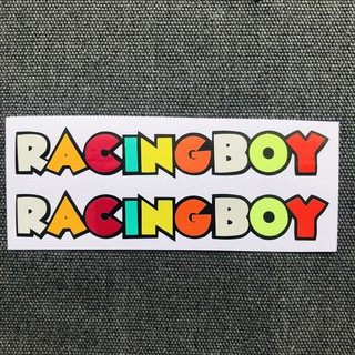 [DECAL] TEM CHỮ RACING BOY 7 MÀU NHỎ NHẮN TRANG TRÍ XE MÁY