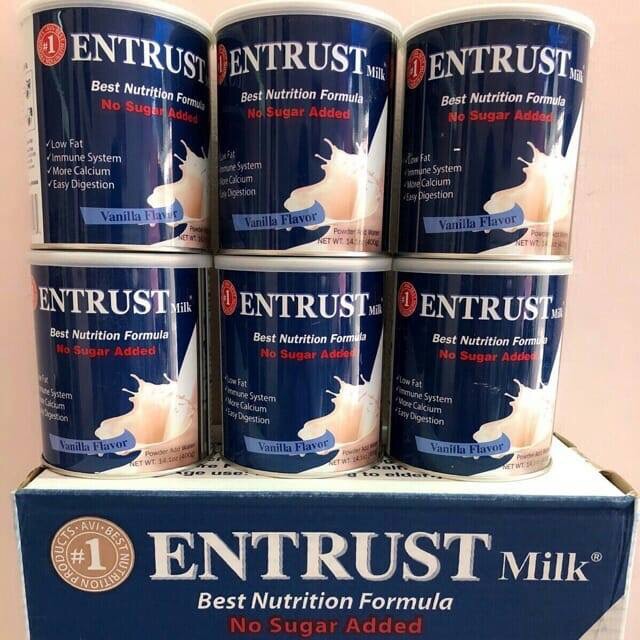 Sữa Entrust Mỹ - Dành cho người tiểu đường