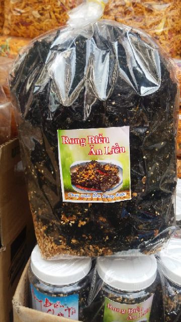 ( MIỄN SHIP Ở HCM) GÓI TO 500G Rong biển cháy tỏi ăn liền ngon tuyệt | BigBuy360 - bigbuy360.vn