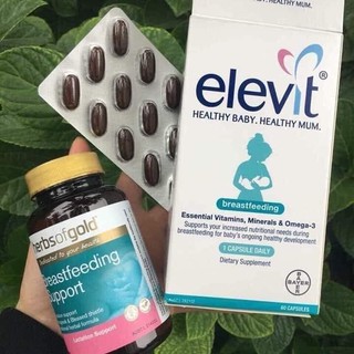 Elevit lợi sữa úc cho mẹ sau sinh 60v