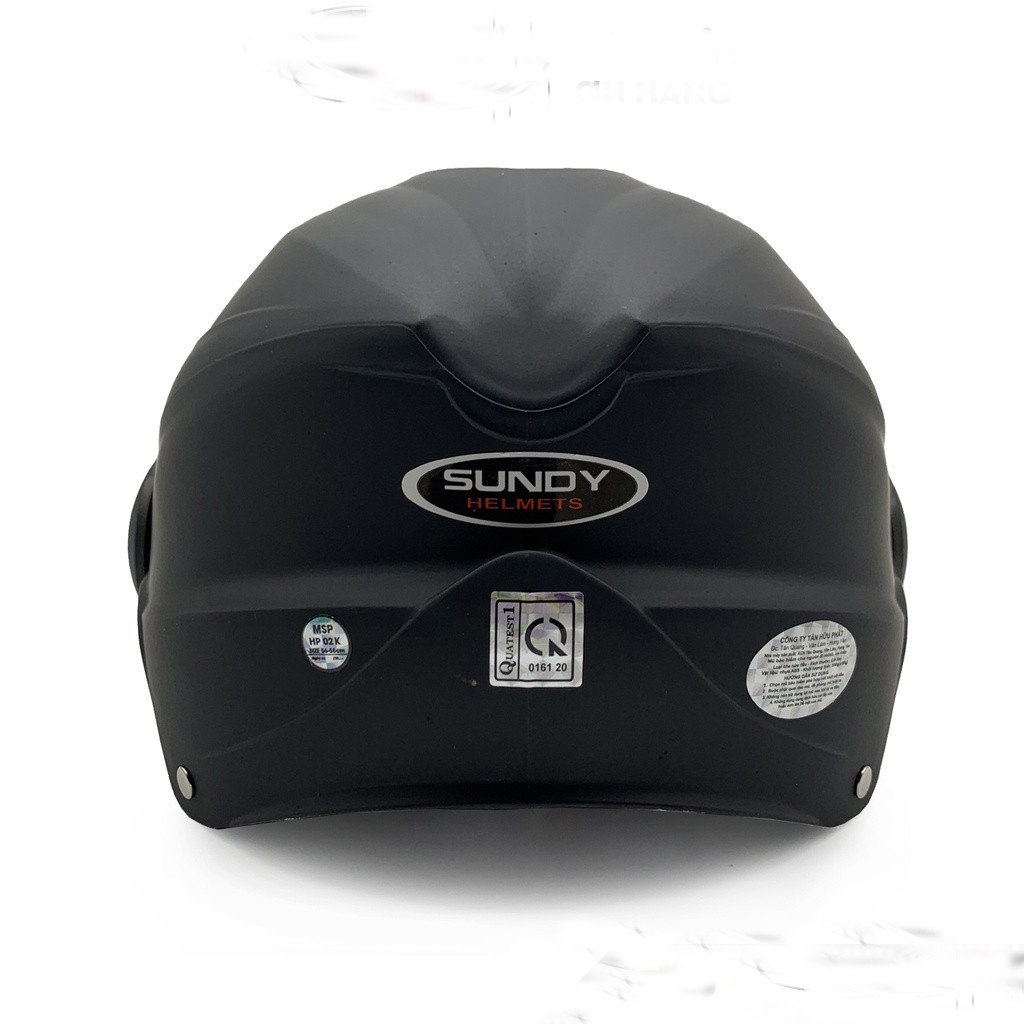 Mũ bảo hiểm nửa đầu có kính dành cho nam SUNDY HP-01K an toàn, thời trang, nhiều màu, Freesize (vòng đầu 55-61cm)