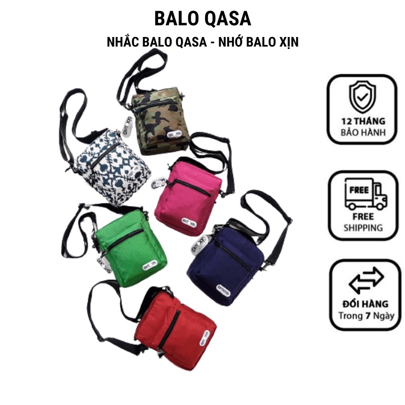Túi đeo chéo mini Ourdoor thời trang nam nữ vintage đẹp vừa iPad chống nước phong cách ulzzang