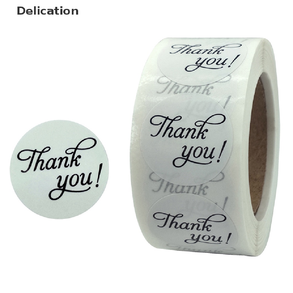 500 Nhãn dán Thank You ELEBUY đóng gói niêm phong quà tặng làm sổ lưu niệm thủ công trang trí túi đám cưới
