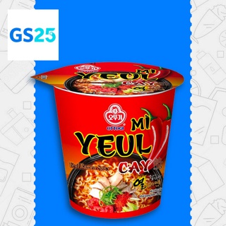 E voucher gs25 1 tô ottogi mì yeul vị cay 105g