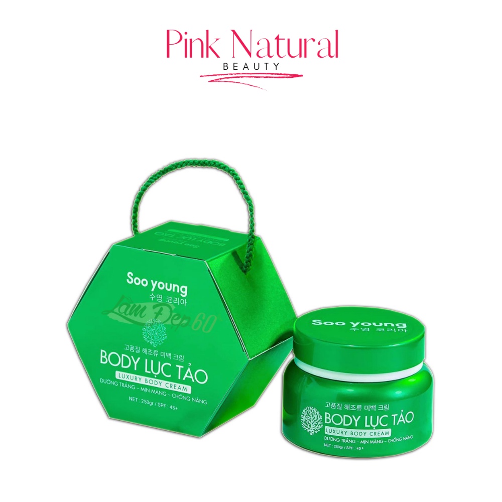Kem Dưỡng Trắng Da Body Lục Tảo Soo Young - PINK NATURAL BEAUTY | BigBuy360 - bigbuy360.vn