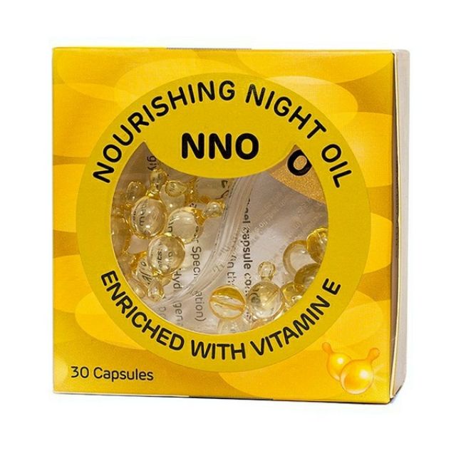 Viên dầu dưỡng ẩm NNO vitamin E.