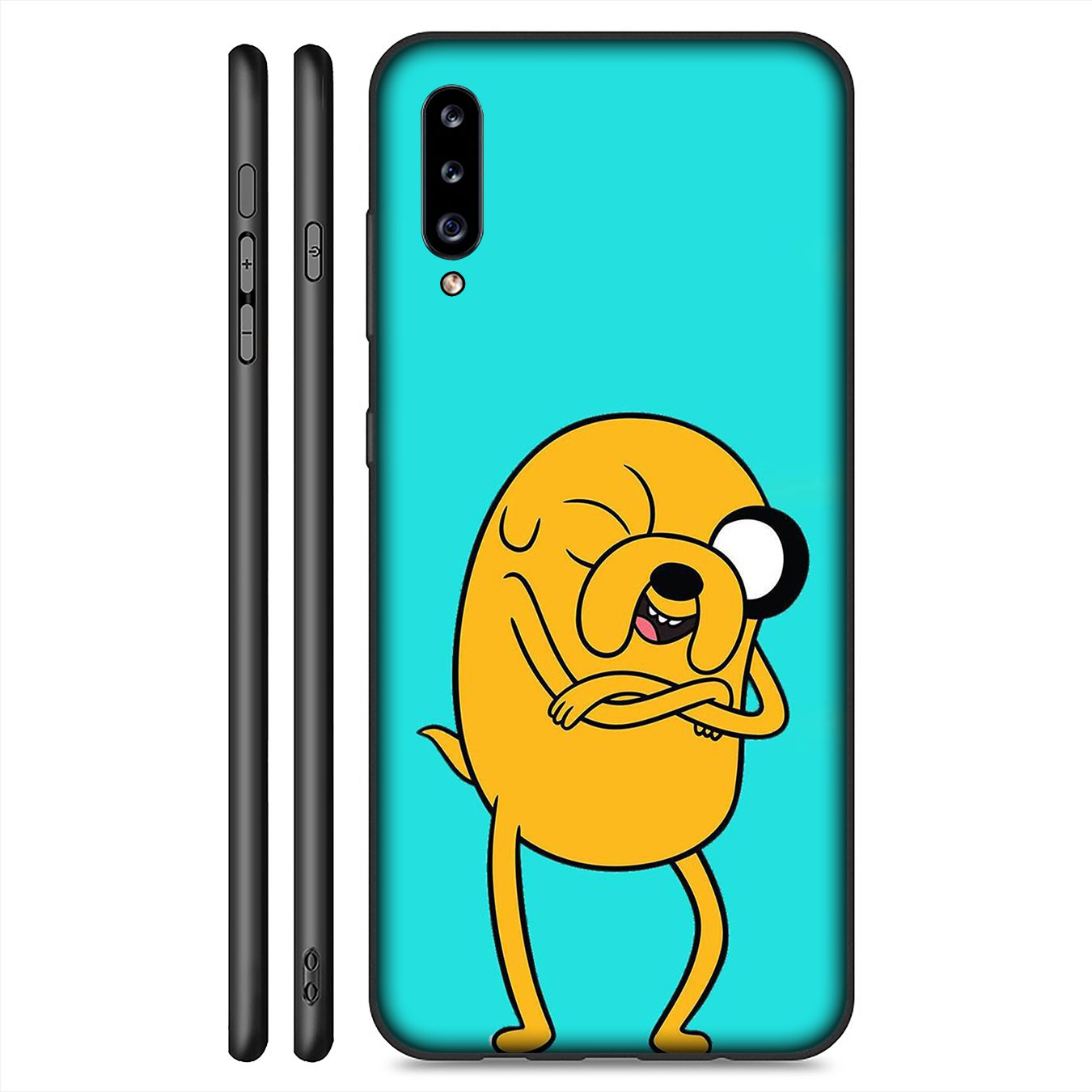 Samsung Galaxy A9 A8 A7 A6 Plus J8 2018 + A21S A70 M20 A6+ A8+ 6Plus Casing Soft Silicone Cartoon adventure time Phone Case