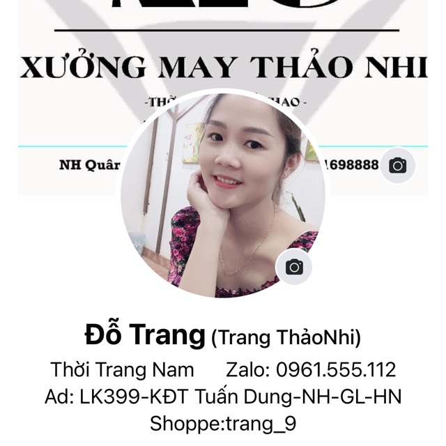 Thời Trang Nam-Trang Thảo Nhi, Cửa hàng trực tuyến | BigBuy360 - bigbuy360.vn