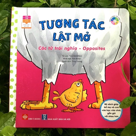 Sách tương tác lật mở - Hình Dạng – Các Từ Trái Nghĩa – Số Đếm
