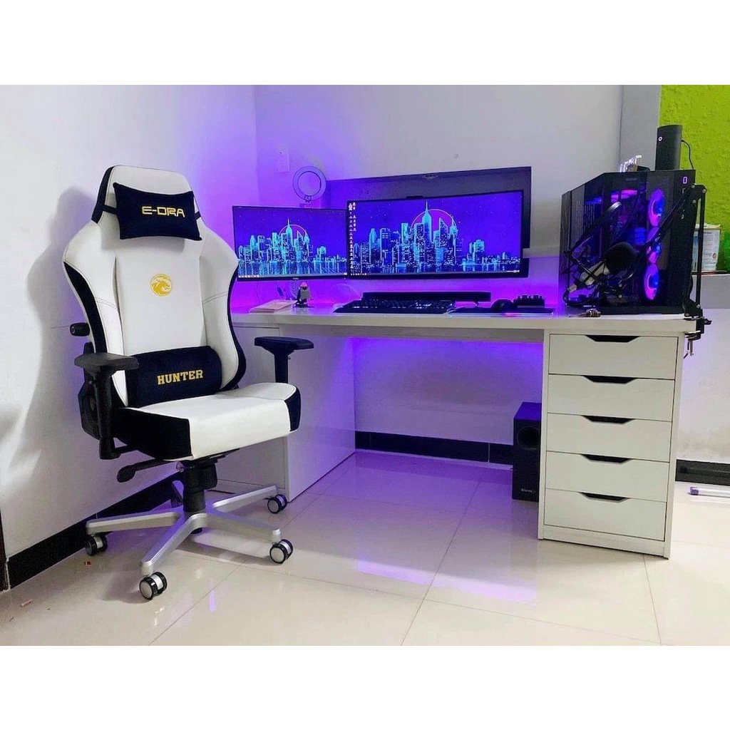 Bàn Gaming IKEA - Đủ kích thước DxRxC 140x60x75, 160x60x75, 180x60x75, 200x60x75