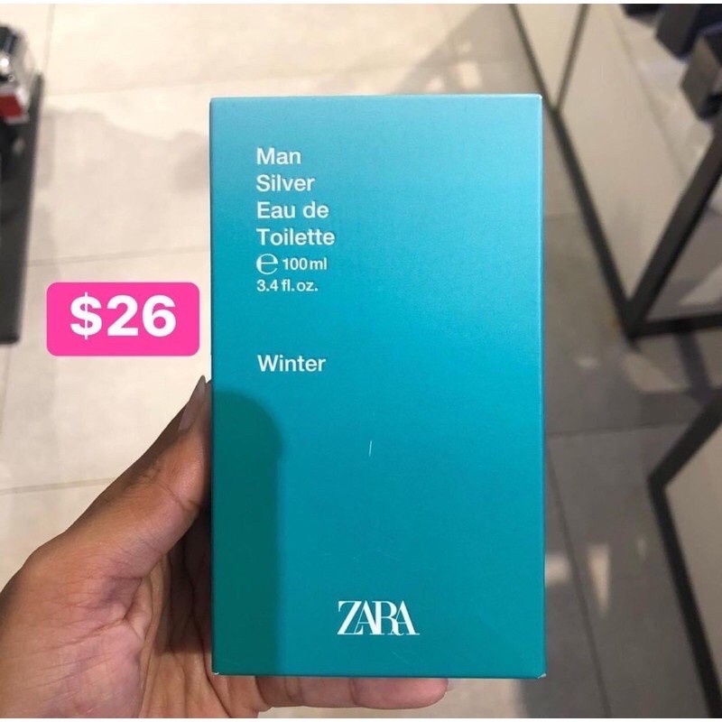 Nước hoa nam Zara Man silver winter 100ml