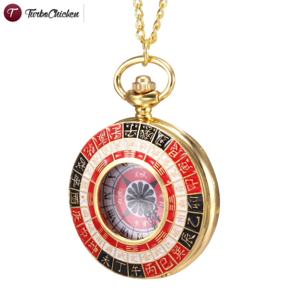 1 Đồng Hồ Quả Quýt Chạm Khắc Phong Cách Trung Hoa