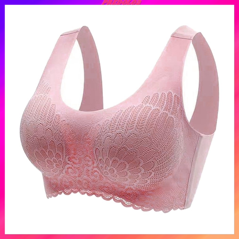 Wirefree Soft Pads Bra Tops Gym Workout Sport Bra Bustier Crop Top
