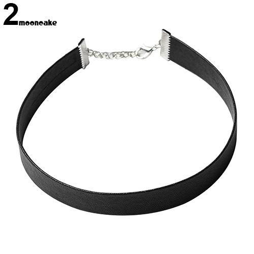 Vòng cổ choker giả da phong cách trẻ trung cá tính dành cho nữ