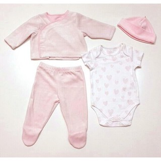 Set 4 món sơ sinh M&S cho bé trai, bé gái BS1120