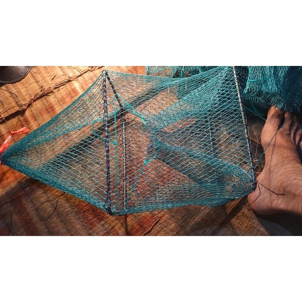 Lợp bẫy cua đồng cao cấp rất hiệu quả khung rộng 15x20