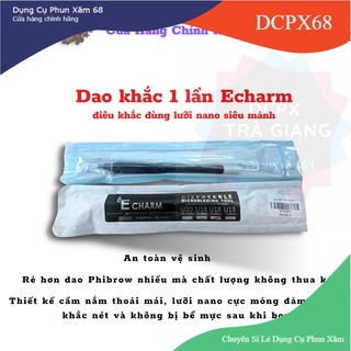 Dao khắc 1 lần Echarm điêu khắc dùng lưỡi nano siêu mảnh